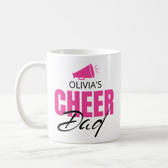 Personlig Glad Pappa Kaffe Mugg Anpassad Present (Vänster)