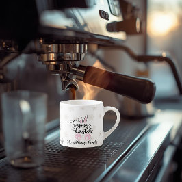 Personlig Glad påsk Espresso-mugg Espressomugg
