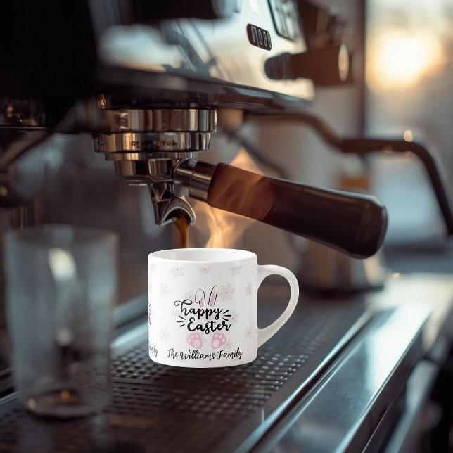 Personlig Glad påsk Espresso-mugg Espressomugg (Skapare uppladdad)