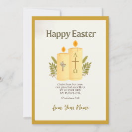 Personlig Glad påsk Hälsning Julkort