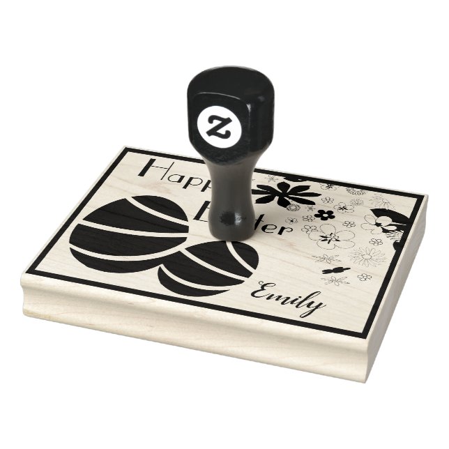 Personlig Glad påsk Stämpel (Stämpel)