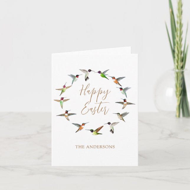 Personlig Glad Påsk Vykort (Framsida)