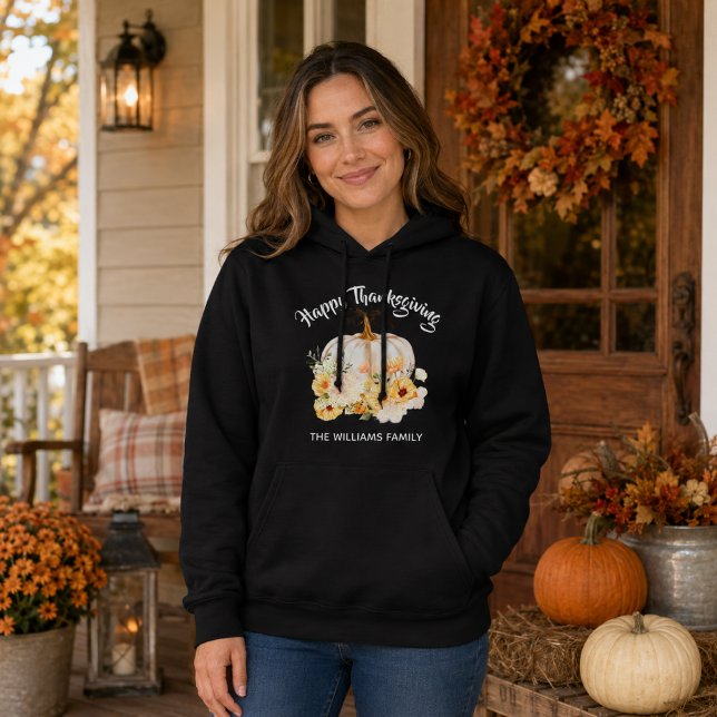 Personlig Glad Thanksgiving Blomsterpumpa T Shirt (Skapare uppladdad)