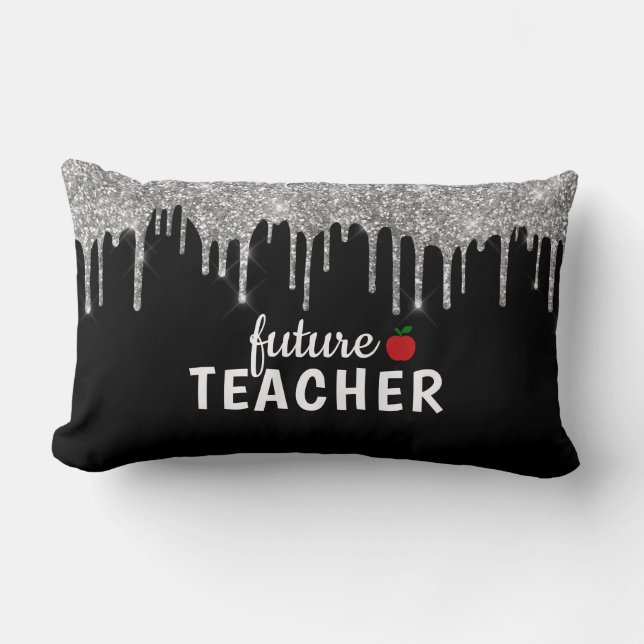 Personlig Glam Teacher Lumbarkudde (Framsida)