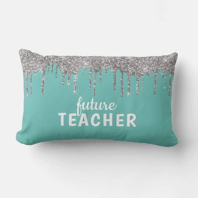 Personlig Glam Teacher Lumbarkudde (Framsida)