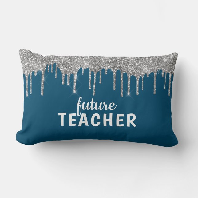 Personlig Glam Teacher Lumbarkudde (Framsida)