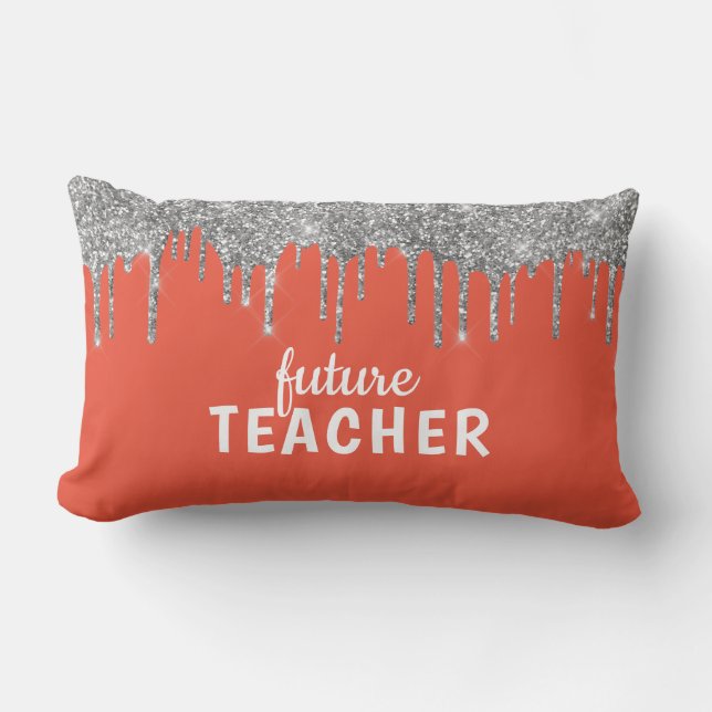 Personlig Glam Teacher Lumbarkudde (Framsida)