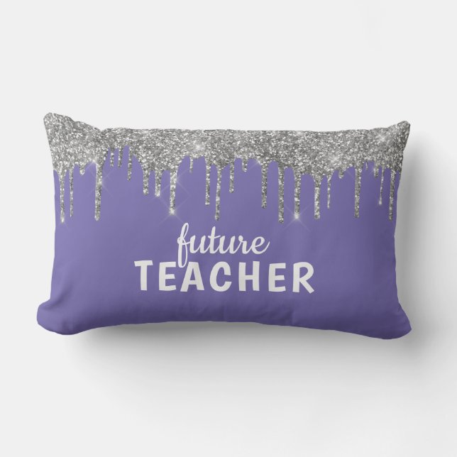 Personlig Glam Teacher Lumbarkudde (Framsida)