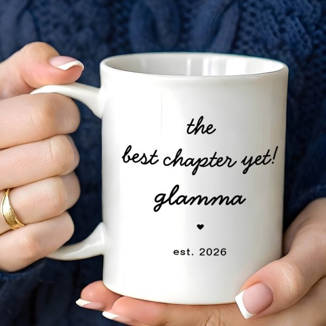 Personlig Glamma-mugg Bästa kapitlet än så länge Kaffemugg (Skapare uppladdad)