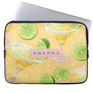 Personlig Glänsande Margarita & Lime Laptop Fodral