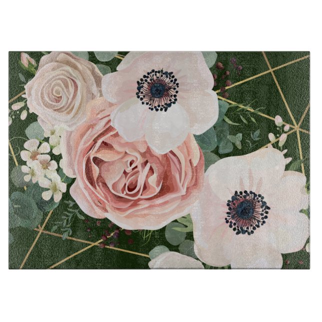 Personlig Glaskskärning Geometric Garden Hunter (Framsidan)