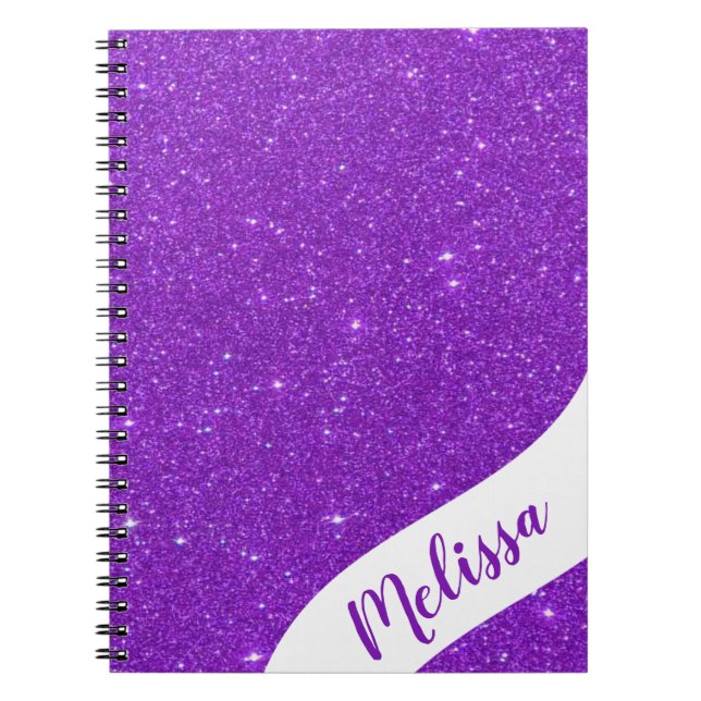 Personlig glitter anteckningsbok (Framsidan)