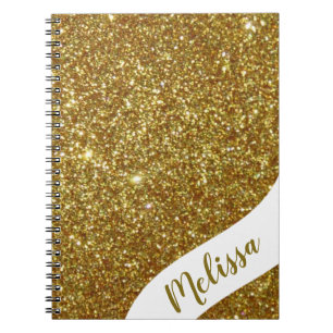 Personlig glitter anteckningsbok
