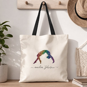 Personlig Glitter Gymnastik Tygkasse