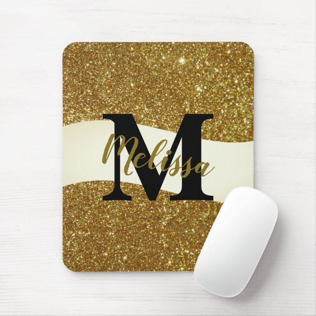 Personlig glitter  musmatta (Med mus)