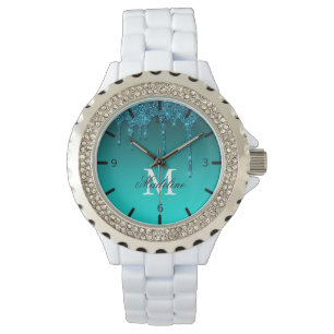 Personlig Glitter Watch Armbandsur