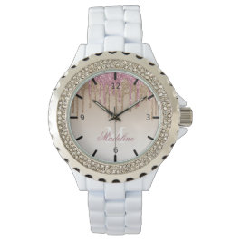 Personlig Glitter Watch Armbandsur