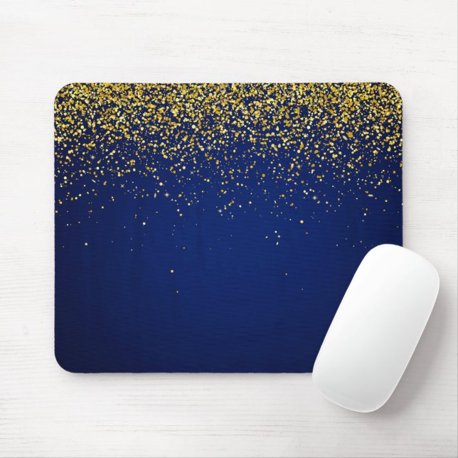 Personlig Glitterfoto Modern Musmatta (Med mus)