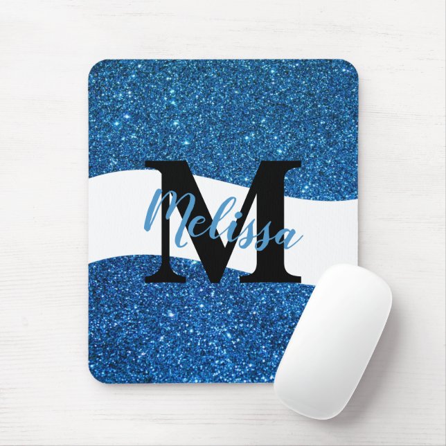 Personlig glittermusmatta musmatta (Med mus)