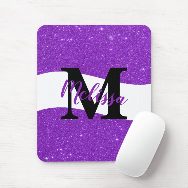 Personlig glittermusmatta musmatta (Med mus)
