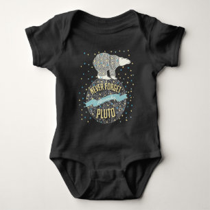 Personlig Glöm aldrig Pluto Cute Bear Tee Shirt