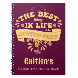 Personlig glutenfri matlagning Celiac Coeliac Anteckningsbok