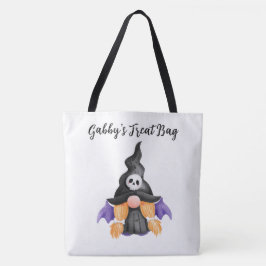 Personlig Gnome Bus eller godis Tote Bag Tygkasse