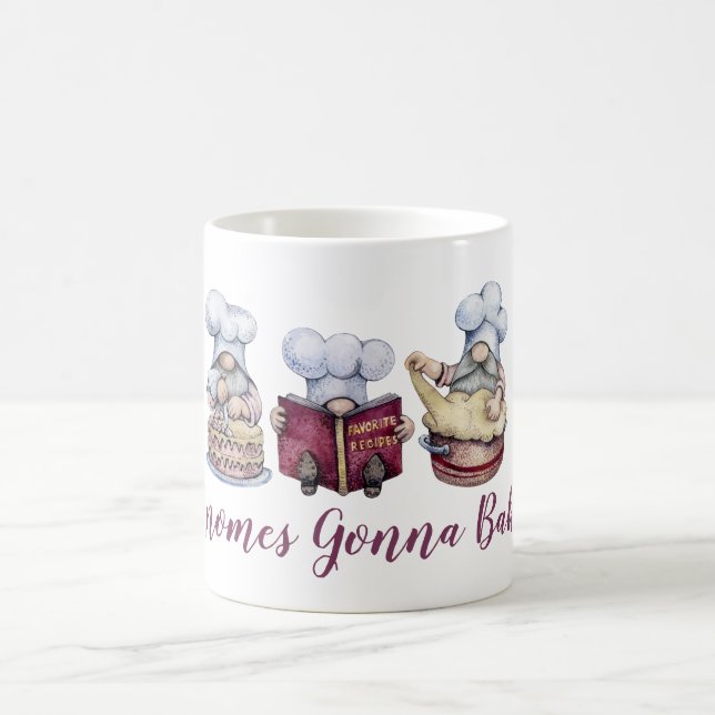 Personlig Gnomes, som gör tillagning av kutym. Kaffemugg (Center)