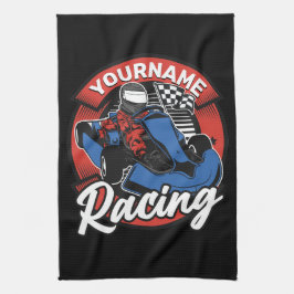 Personlig Go Kart Extrem Racing Karting Tävling Kökshandduk