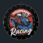 Personlig Go Kart Extreme Tävla Karting Tävling Darttavla<br><div class="desc">Personlig Go Kart Tävla Motorsport Racer Design - Anpassa med namn och Anpassningsbar Text!</div>