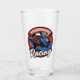 Personlig Go Kart Extreme Tävla Karting Tävling Glaskopp