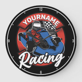 Personlig Go Kart Extreme Tävla Karting Tävling Stor Klocka