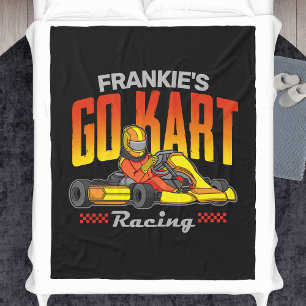 Personlig Go Kart Tävla Motorsport Karting Fleecefilt