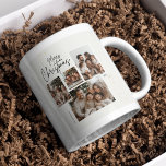 "Personlig God jul 4-foto Collage Kaffemugg<br><div class="desc">Sitt över årstidens glädje med Personligen God jul Four-Photo Collage Mugg. Den här festliga mugg visar fyra av dina omhuldade foton i ett vackert kollage, skapar varje kaffe- eller kakaomgång extra speciellt. Lägg till ett anpassat namn eller helgdag-meddelande om du vill skapa en keepy av typen one-of-a-natura. Perfekt för gåvor...</div>