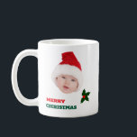 Personlig God jul Anpassningsbar Baby Ansikte Kaffemugg<br><div class="desc">Personlig God jul Anpassningsbar Baby Ansikte</div>