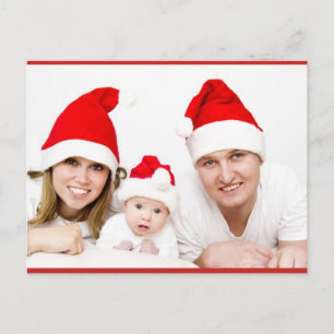 Personlig God jul Anpassningsbar Foto Vykort