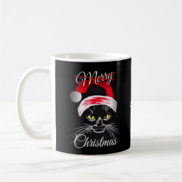 Personlig God jul Arg Black Cat Kaffemugg