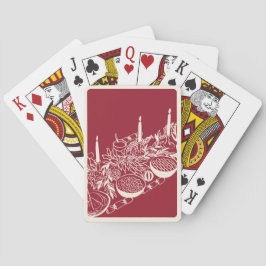 Personlig God Jul Bord Minimal Design Casinokort