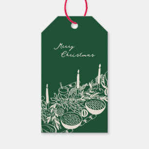 Personlig God Jul Bord Minimal Design Presentetikett