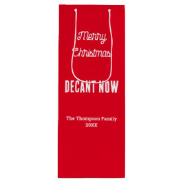 Personlig God jul Decant Now Red