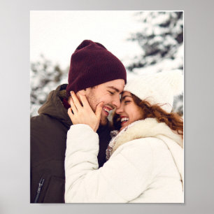 Personlig God jul Family Photo Poster