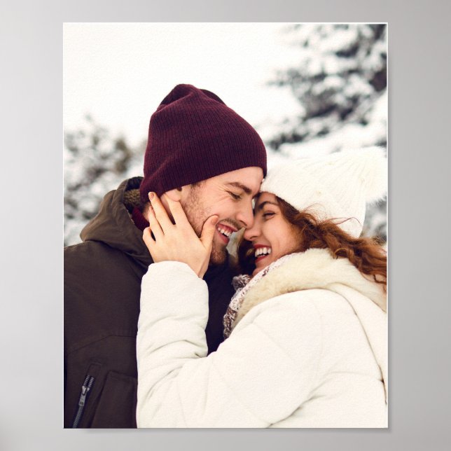 Personlig God jul Family Photo Poster (Framsidan)