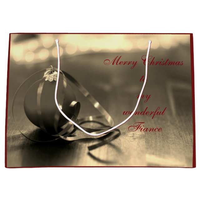 Personlig God jul Fiance Design (Framsidan)