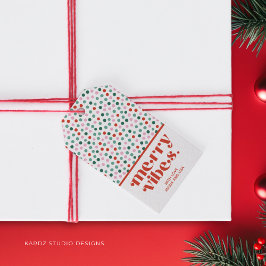 Personlig God jul Gift Märkre Presentetikett