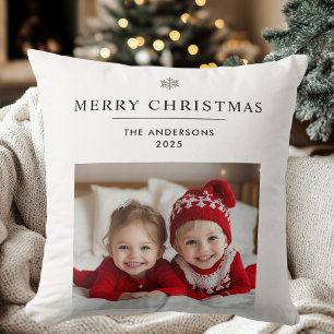 "Personlig God jul Gift med Photo Kudde