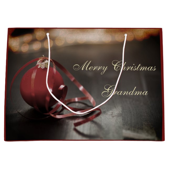 Personlig God jul Grandma-design (Framsidan)