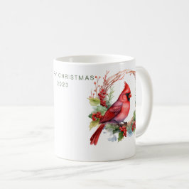 Personlig God jul Kardinal Kaffemugg