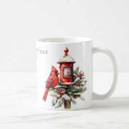 Personlig God jul Kardinal Kaffemugg