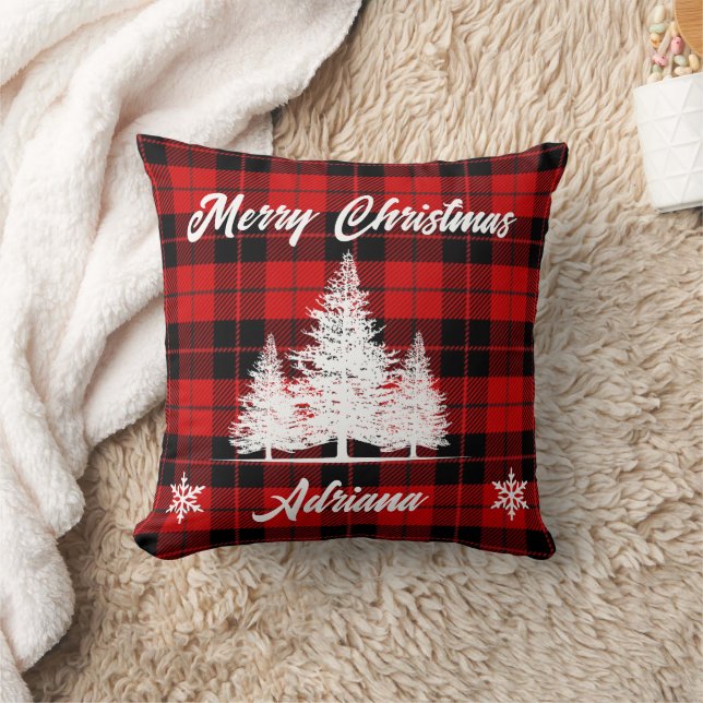 Personlig God jul Kontrollerad fyllning Kudde (Filt)