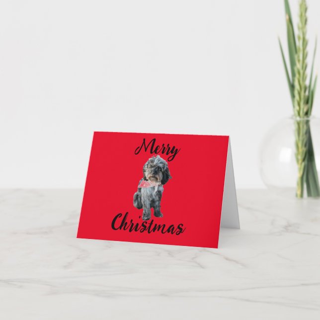Personlig God jul-kort Kort (Framsida)